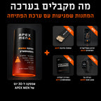 Apexmen - תוסף הטסטוסטרון הטבעי