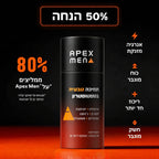 Apexmen - תוסף הטסטוסטרון הטבעי